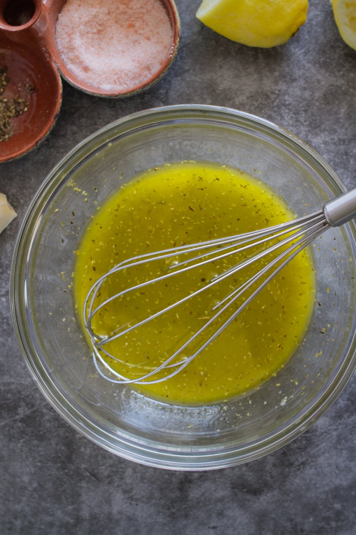 A bowl of Mediterranean mariande.