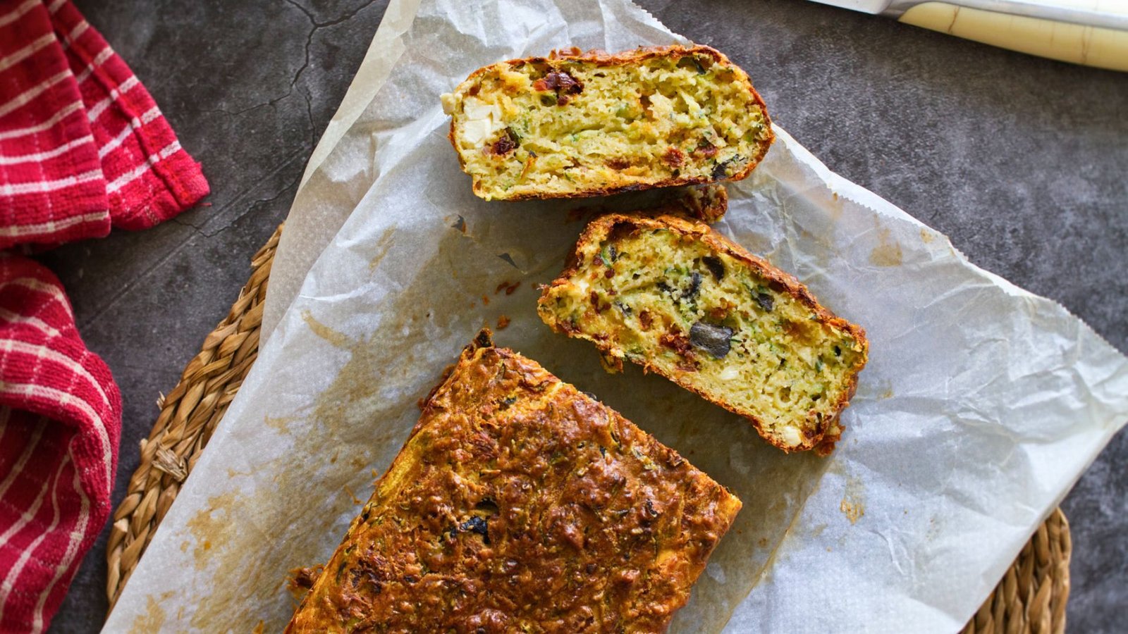 Mediterranean zucchini bread