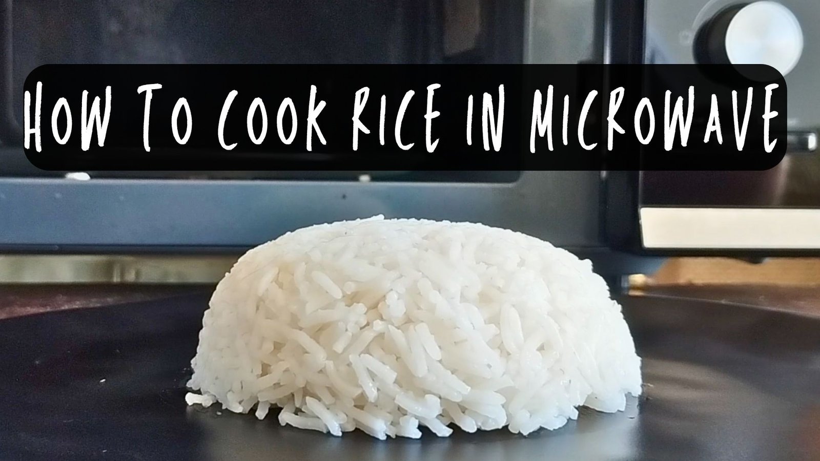 How to cook rice in microwave