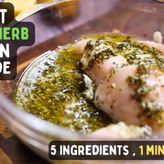 Some marinated chicken