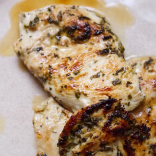Some marinated chicken