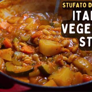 Italian Vegetable Stew-3 - happymediterranean.com A video on how to make Italian vegetable stew
